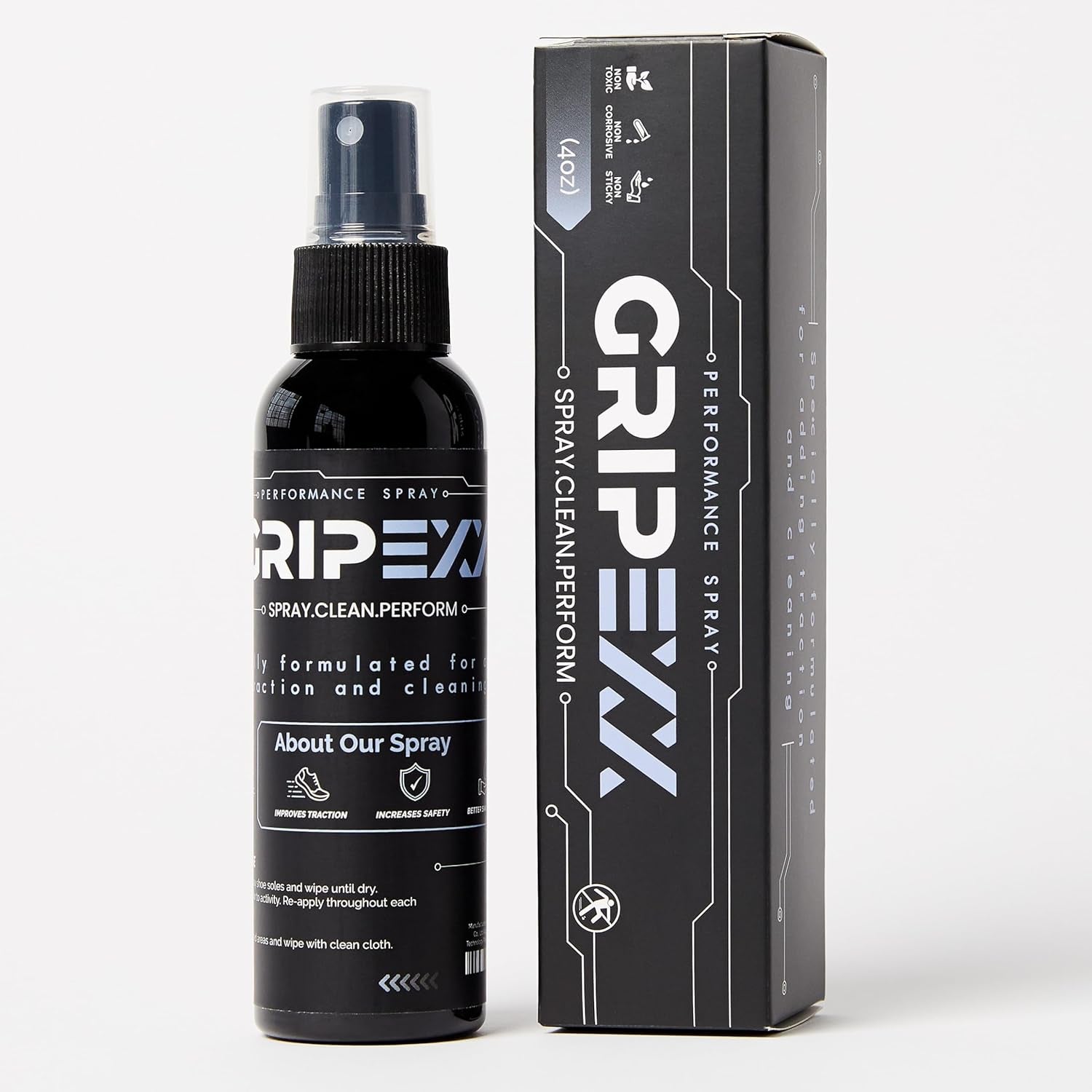 2 in 1 Sports Shoe Grip Spray, Provides Traction and Rejuvenates Soles. Multipurpose Grip Spray for Improving Basketball Shoe Grip. anti Slip & Performance Enhancer