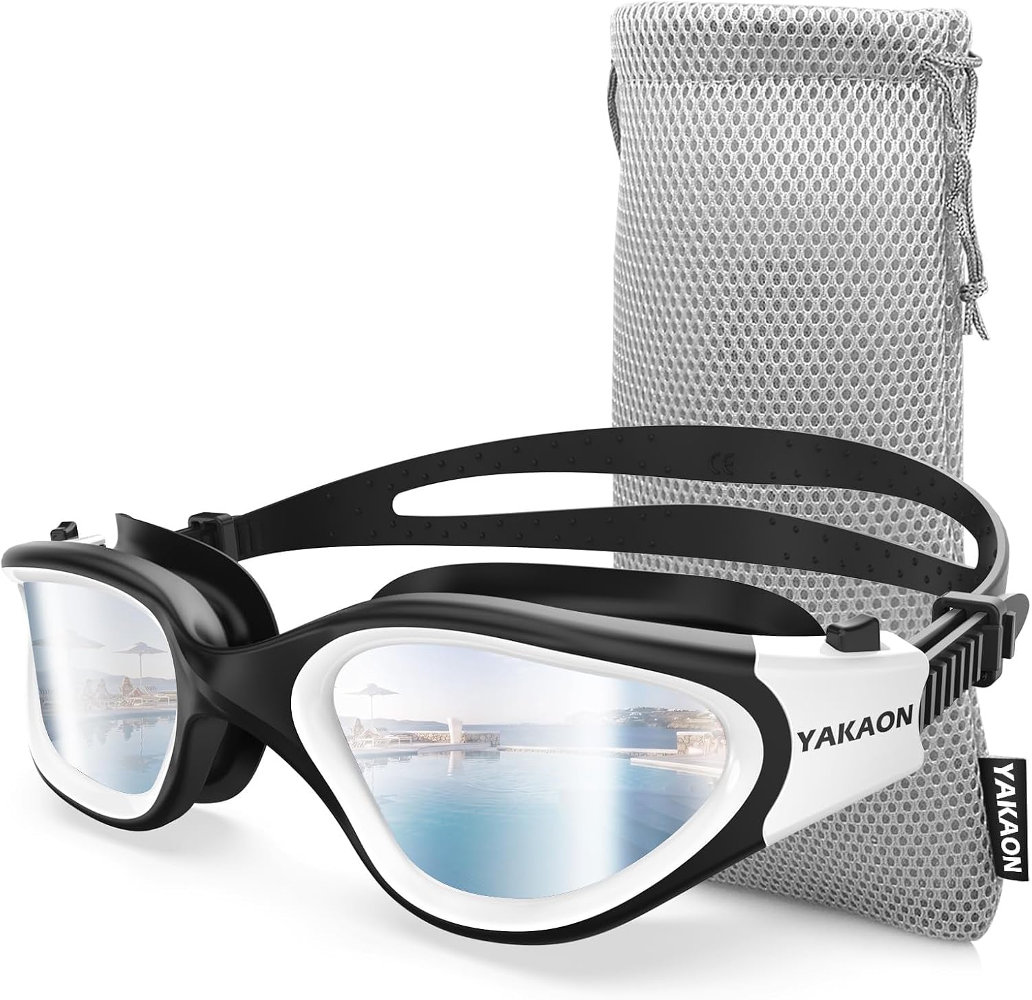 Swimming Goggles Adult, Polarized Anti-Fog UV400 No Leak