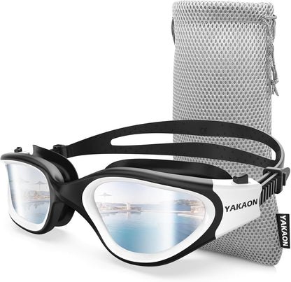 Swimming Goggles Adult, Polarized Anti-Fog UV400 No Leak