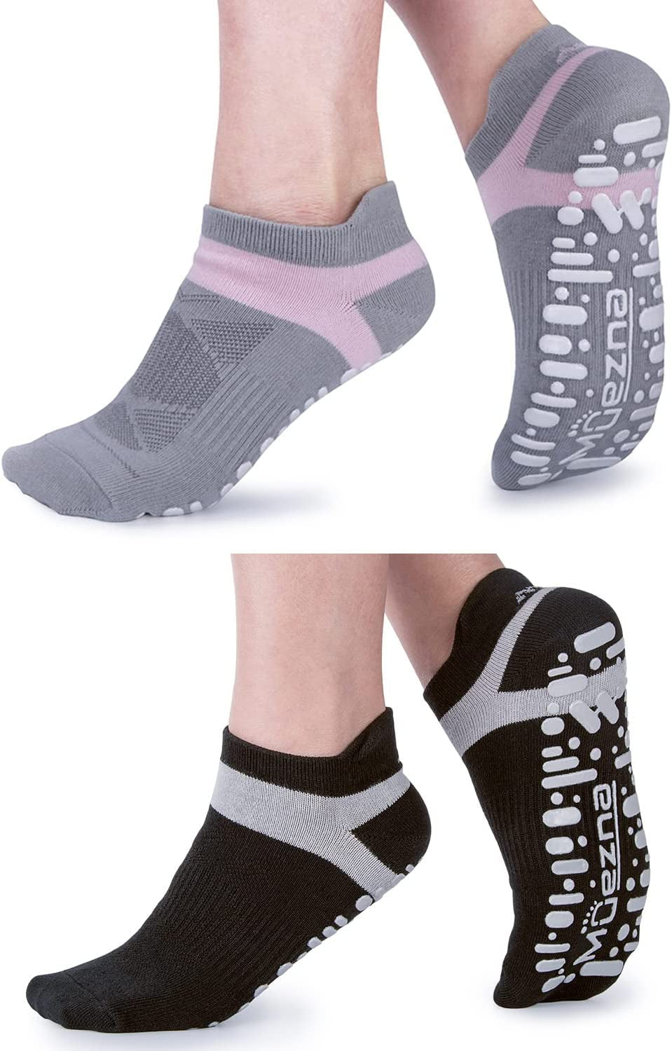 Pilates Socks Grippy Socks Woman Non Slip Grip Yoga Socks with Grips