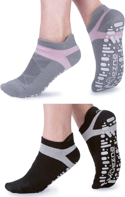 Pilates Socks Grippy Socks Woman Non Slip Grip Yoga Socks with Grips