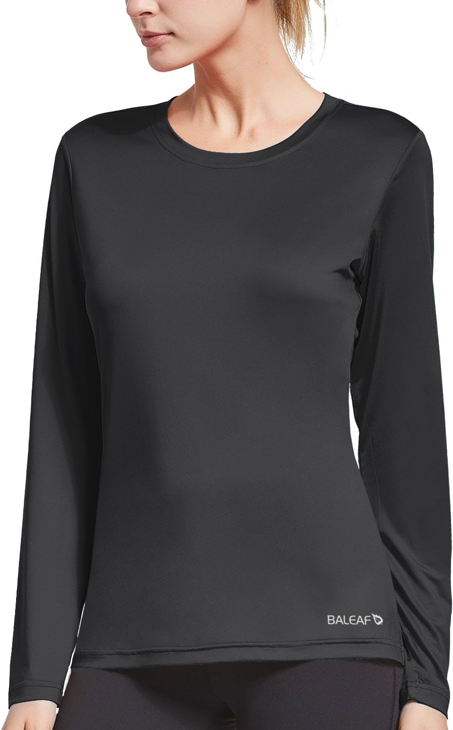 Long Sleeve Workout Tops for Women Running Shirts Quick Dry Athletic