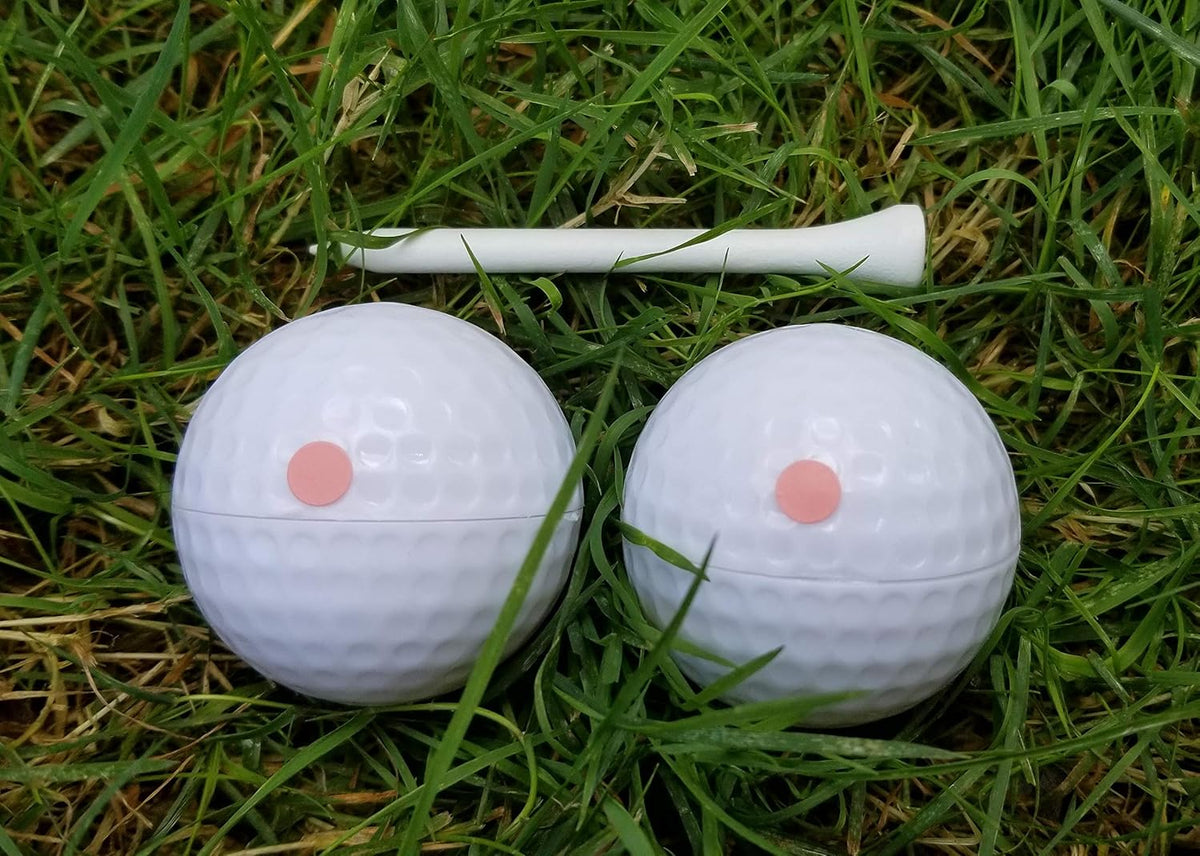 Gender Reveal Golf Ball for Baby Showers and Reveal Parties. All Natural Holi Powder. 2 Pack.