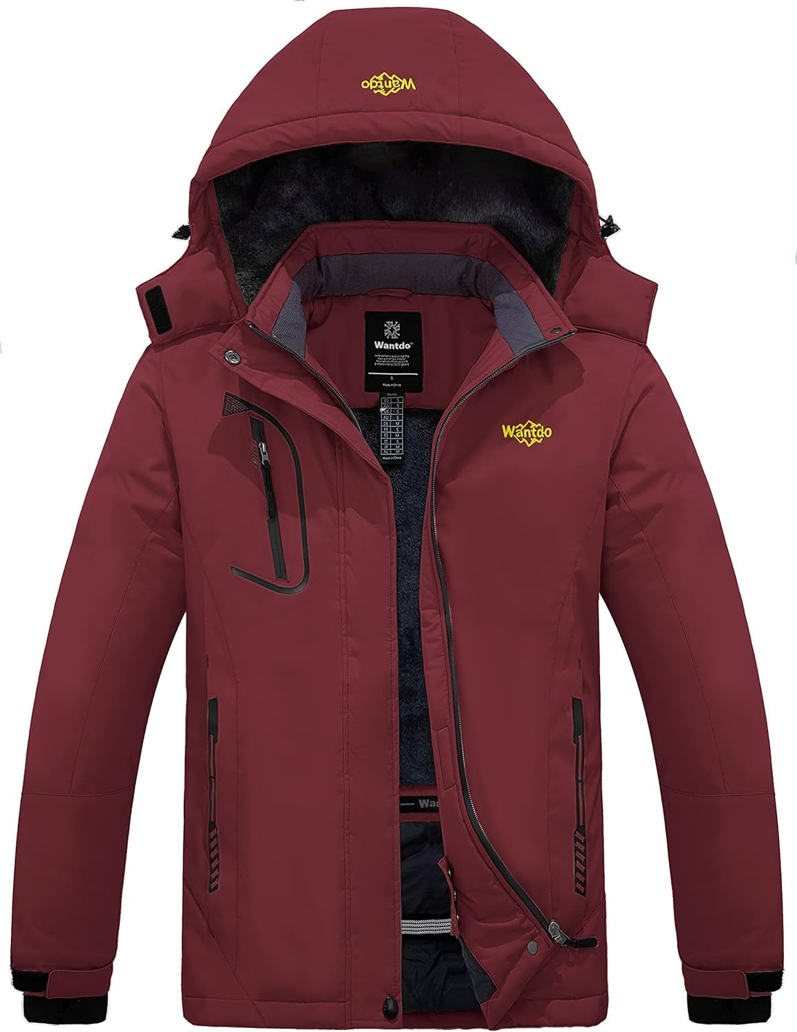 Women Hardshell Waterproof Windproof Insulated Ski Trekking Jacket