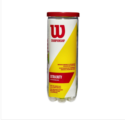 Wilson Championship Extra Duty Tennis Balls - 3 Ball Can