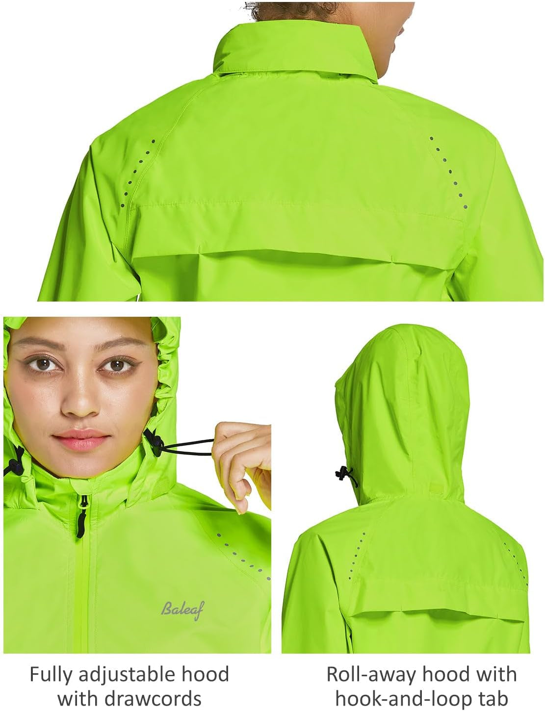 Packable Rain Jacket Women Waterproof Lightweight Jackets Hooded