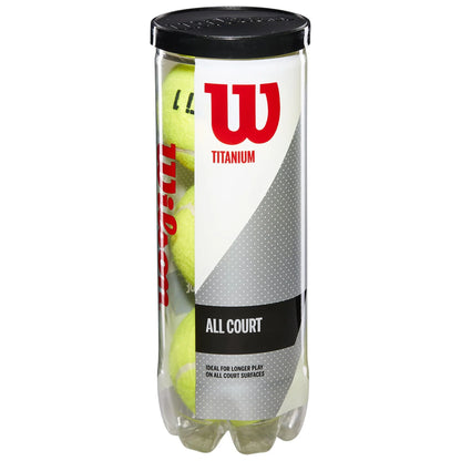 (6 Pack)  Titanium All Court Tennis Balls, 3 Ball Can