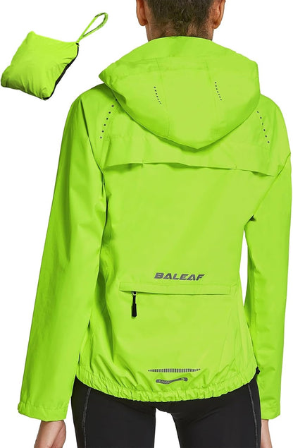 Packable Rain Jacket Women Waterproof Lightweight Jackets Hooded